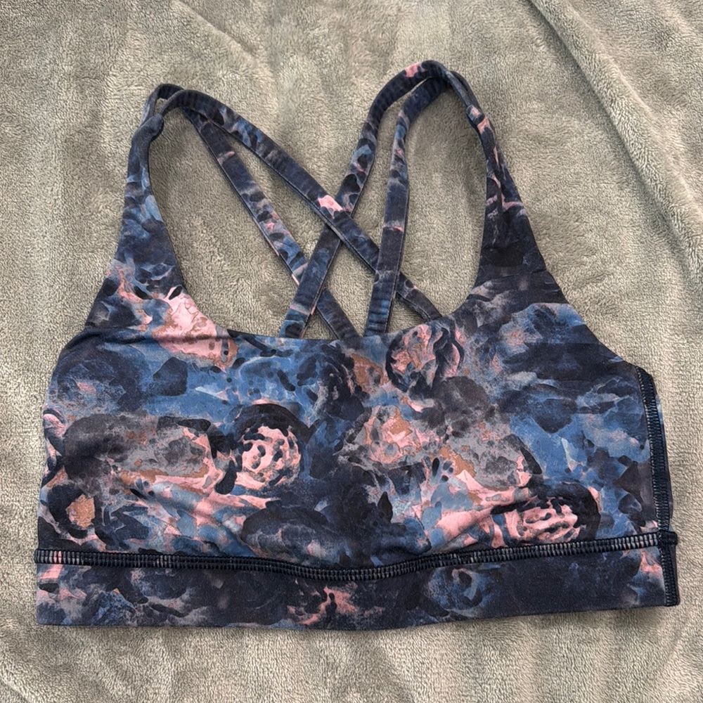 Floral Print Sports Bra